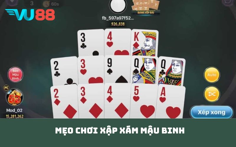 Mẹo Chơi Xập Xám Mậu Binh