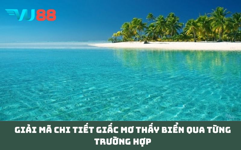 Giải mã chi tiết giấc Mơ thấy biển qua từng trường hợp