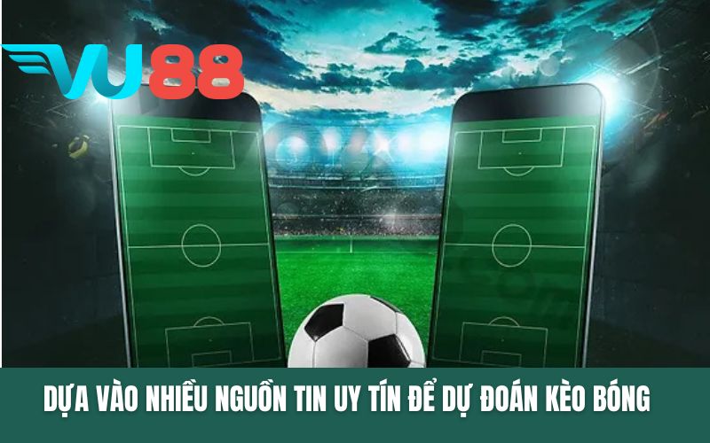 Dựa vào nhiều nguồn tin uy tín để dự đoán kèo bóng