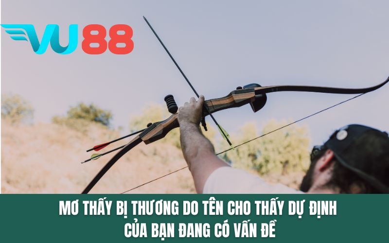 Mơ thấy bị thương do tên cho thấy dự định của bạn đang có vấn đề