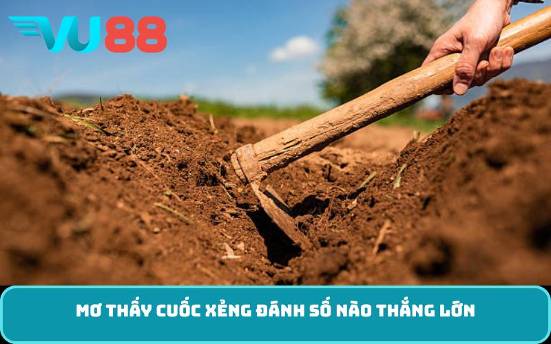 Mơ thấy cuốc xẻng đánh số nào thắng lớn